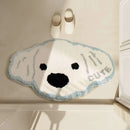 Axyaa Cartoon Plush Dresser Mat: Soft Bedroom Rug for Girls, Ideal Gift