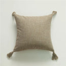 Axyaa Tassel Cushion Cover 45x45cm Light Luxury Sofa Pillow Case
