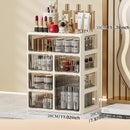 Axyaa Cosmetic Box: Multi-compartment Organizer for Skincare and Makeup Items