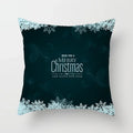 Axyaa Festive Green Christmas Polyester Bedspread Set