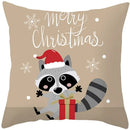 Axyaa Cute Animal Christmas Pillow Case for Home Sofa Chair Decor