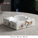 Axyaa Chinese Style Ceramic Tissue Box - Creative Home Decor and Storage Solution