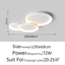 Axyaa LED Ceiling Lamp: Nordic Style Ultra-thin Creative Mango Design for Living Room & Bedroom