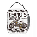 Axyaa Bicycle Merch Lunch Tote Bag Insulated Thermal Cooler Bento Box