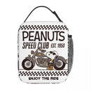 Axyaa Bicycle Merch Lunch Tote Bag Insulated Thermal Cooler Bento Box