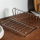 Axyaa Stainless Steel Dish Rack Shelf for Kitchen Countertop Storage