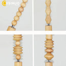 Axyaa Wooden Beads Geometric Pendant Light with Adjustable Hanging String