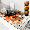 Axyaa Geometric Lines Absorbent Drying Mat