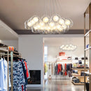 Axyaa Glass Ball Bubble Chandelier - Nordic Modern Pendant Light