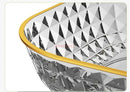Axyaa Small Fruit Plates Set for Dining Tables - Debris-Free Plastic Storage Bones