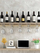 Axyaa Stainless Steel Wine Glass Holder Rack Upside Down Hanging Storage Stand