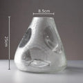 Axyaa Glass Vase Hydroponic Flower Pot Transparent Modern Decor