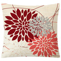 Axyaa Hydrangea Dandelion Cushion Cover: Home Car Sofa Decor Pillow Case
