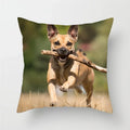 Axyaa Dog Pig Pattern Polyester Throw Pillow Cover Home Decor Pillowcases 45 x 45cm