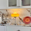 Axyaa Egg Tart LED Floor Lamp for Nostalgic Bauhaus Style Indoor Decor