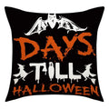Axyaa Halloween Skull Head Pumpkin Pillow Covers for Horrible Holiday Home Decor