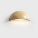 Axyaa Yellow Stone LED Wall Sconce, Japan Style Bathroom Mirror Light Fixtures