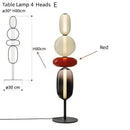 Axyaa Candy Style Glass LED Floor Lamp Table for Bedroom, Living Room