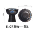 Axyaa Ceramic Ice Cream Cup – Japanese Snack Bowl for Desserts