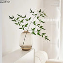 Axyaa Glass Hydroponic Vase Small Mouth Decorative Dried Flower Arrangement Craft