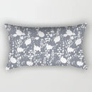 Axyaa Geometric Grey White Square Pillowcase for Home Decor and Living Room