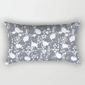 Axyaa Nordic Grey White Geometric Square Pillowcase for Home Decor
