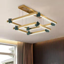 Axyaa Modern LED Pendant Light Chandelier for Living and Dining Room