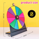 Axyaa Acrylic Spin Wheel Board Game - Editable Color Roulette Spinner