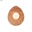 Axyaa Modern LED Wall Light White Glass Stone Nordic Home Decor Bedside Lamp