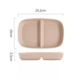 Axyaa Ceramic Grid Plate for Weight Loss Fruit Breakfast with Highend Feel
