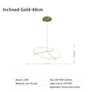 Axyaa Nordic Acrylic Chandelier LED Ceiling Light for Living Room Kitchen Restaurant