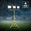 Axyaa LED Flood Light 300W Work Light on Adjustable Tripod Stand IP66