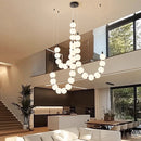 Axyaa Nordic Style Ceiling Lamps for Living Room, Staircase, Hanging, and Ceiling-mounted Spaces