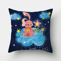 Axyaa Rainbow Nebula Throw Pillow Case for Living Room and Bedroom