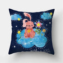 Axyaa Rainbow Nebula Throw Pillow Case for Living Room and Bedroom