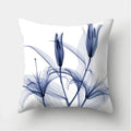 Axyaa Floral Print Polyester Pillow Cover for Home & Office Décor