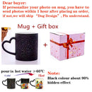Axyaa Magic Photo Mug Customized with Your Image and Text - Ceramic Tea Cup
