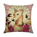 Axyaa Cartoon Design Linen Pillowcase for Home Décor