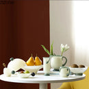 Axyaa Glass Vase Set for Home Decor and Aromatherapy