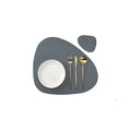 Axyaa Cream Black Dining Table Placemats Set for Kitchen Indoor Outdoor