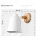 Axyaa LED Wrought Iron Wall Lamp for Living Room Bedroom Lighting E27