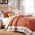 Axyaa Topanga Quilt Set, 3-Piece King/Cal King, Multi