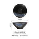 Axyaa Ceramic Ramen Bowl - Rain-Hat Shaped for Home and Restaurant