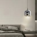 Axyaa Nordic LED Pendant Lights 8W Smoky Glass Hanglamp