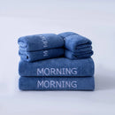 Axyaa Coral Fleece Adult Square Towel Set