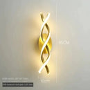 Axyaa Spiral Aluminum LED Wall Lamp - Minimalist Wall Lighting for Decoration