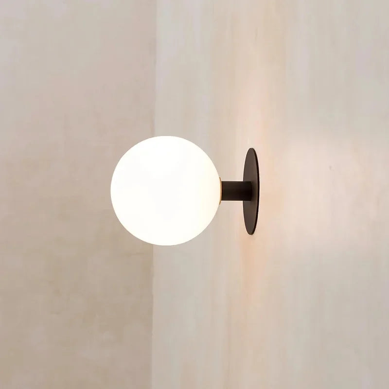 Axya Nordic Glass Small Wall Light for Living Room and Hallway