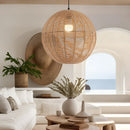 Axyaa Nordic Designer Hemp Rope Pendant Light in Japanese Wabi Sabi Style