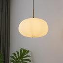 Axyaa Japanese Style LED Glass Copper Pendant Chandelier Fixture