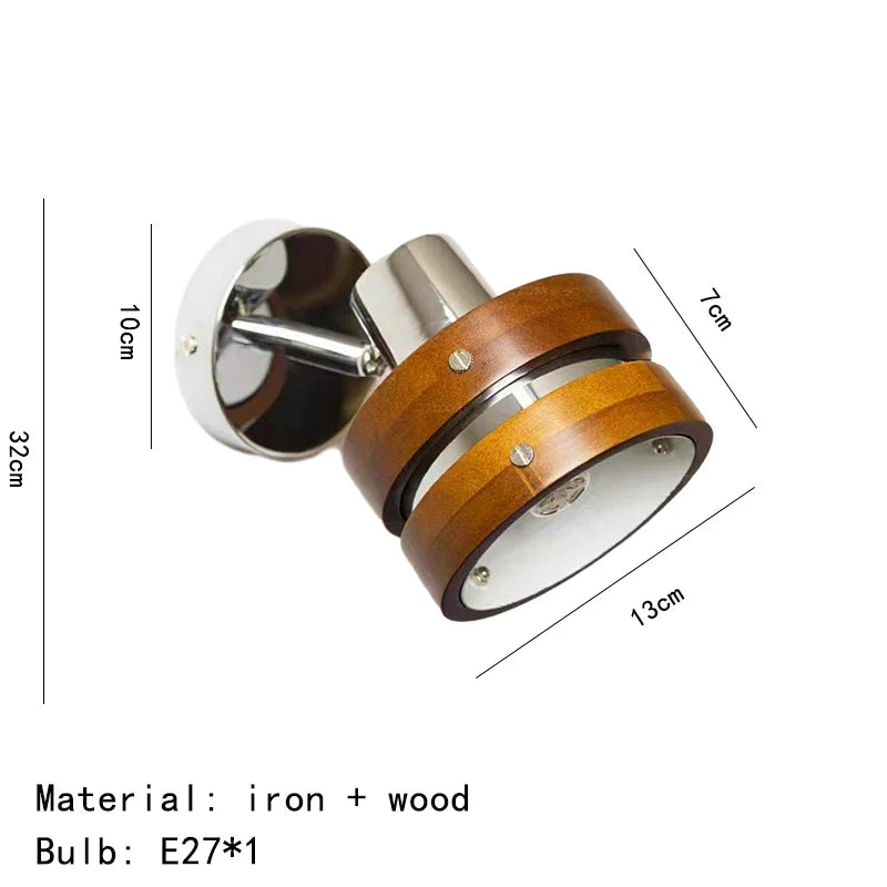 Axyaa Chrome Metal Wall Light for Bedroom & Parlor.SETABAY